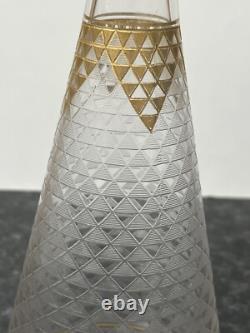 Carafe À Liqueur En Cristal Dégagé Acide De St Louis Baccarat