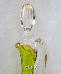 Carafe / Aiguière en cristal de St Louis, modèle Massenet 37,5cm