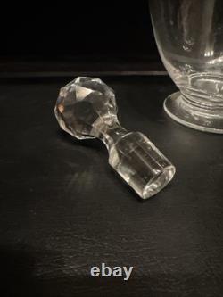Carafe Avec 6 Verres en Cristal de Saint Louis modèle MANON Datant Des Années 30