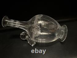 Carafe Avec 6 Verres en Cristal de Saint Louis modèle MANON Datant Des Années 30