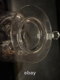 Carafe Avec 6 Verres en Cristal de Saint Louis modèle MANON Datant Des Années 30