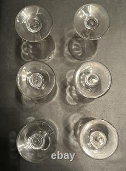 Carafe Avec 6 Verres en Cristal de Saint Louis modèle MANON Datant Des Années 30