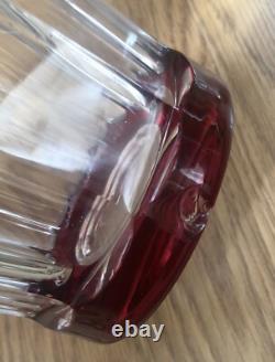 Carafe Cristal Couleur Rouge Saint Louis Où Saint Lambert Non Baccarat