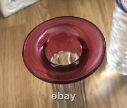 Carafe Cristal Couleur Rouge Saint Louis Où Saint Lambert Non Baccarat