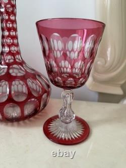 Carafe Et 2 Verres A Eau En Cristal Baccarat St Louis