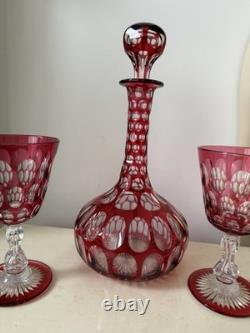 Carafe Et 2 Verres A Eau En Cristal Baccarat St Louis