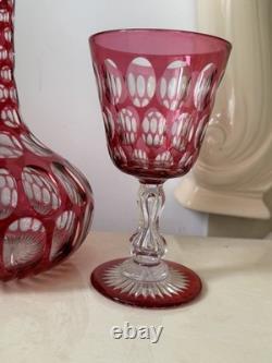 Carafe Et 2 Verres A Eau En Cristal Baccarat St Louis