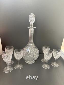 Carafe Et 6 Verres En Cristal St Louis Modèle Gavarni