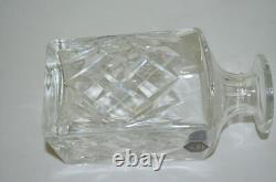 Carafe à Whisky Carré Cristal Saint Louis Modèle Massenet sans Bouchon