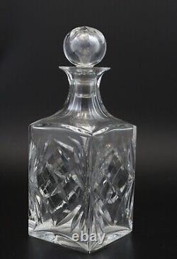 Carafe à Whisky en cristal de Saint Louis signée modèle Chantilly H 25 cm