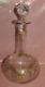 Carafe à Décanter à Vin Cristal Baccarat Saint-louis Décor Or époque Xixème