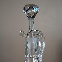 Carafe à décanter en cristal style Saint Louis Avec Bouchon 26,5cm