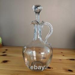 Carafe à décanter en cristal style Saint Louis Avec Bouchon 26,5cm