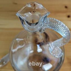 Carafe à décanter en cristal style Saint Louis Avec Bouchon 26,5cm