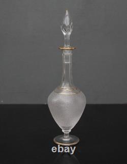 Carafe à liqueur en cristal de saint louis H 27 cm