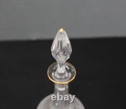 Carafe à liqueur en cristal de saint louis H 27 cm