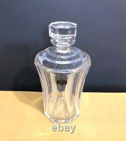 Carafe à porto ART DECO en cristal de SAINT LOUIS 21,5 cm Whisky Cognac Bouchon