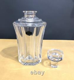 Carafe à porto ART DECO en cristal de SAINT LOUIS 21,5 cm Whisky Cognac Bouchon