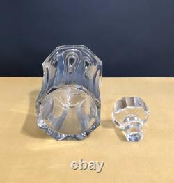 Carafe à porto ART DECO en cristal de SAINT LOUIS 21,5 cm Whisky Cognac Bouchon
