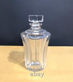 Carafe à porto ART DECO en cristal de SAINT LOUIS 21,5 cm Whisky Cognac Bouchon