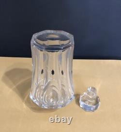 Carafe à porto ART DECO en cristal de SAINT LOUIS 21,5 cm Whisky Cognac Bouchon