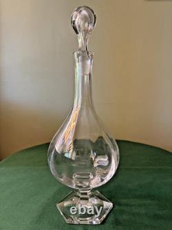Carafe à vin en cristal Saint Louis signée Modèle Saint Cloud H 29 cm