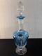 Carafe &agrave; Vin Mod&egrave;le Tommy Overlay Bleu Ciel En Cristal De Saint Louis