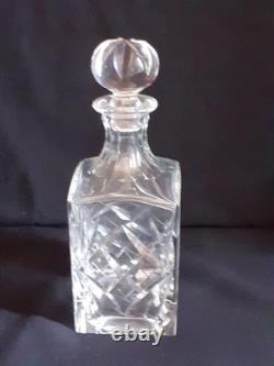 Carafe à whisky 50 cl en cristal de St Louis estampillée dessous années 1960