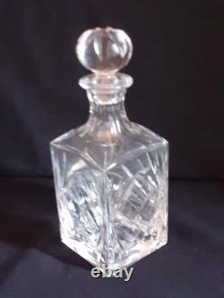 Carafe à whisky 50 cl en cristal de St Louis estampillée dessous années 1960