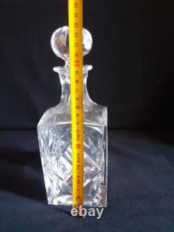 Carafe à whisky 50 cl en cristal de St Louis estampillée dessous années 1960