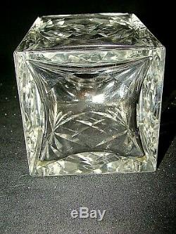 Carafe à whisky/cognac en cristal de Saint-Louis signée, Modèle Massenet