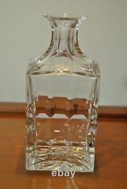 Carafe à whisky en cristal Saint Louis modèle Manhattan