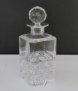 Carafe à whisky en cristal de baccarat saint louis signée