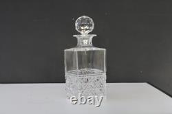 Carafe à whisky en cristal de baccarat saint louis signée