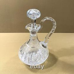 Carafe aiguière / verseuse / broc cristal signé SAINT LOUIS modèle TOMMY 24,5 cm