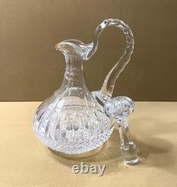 Carafe aiguière / verseuse / broc cristal signé SAINT LOUIS modèle TOMMY 24,5 cm