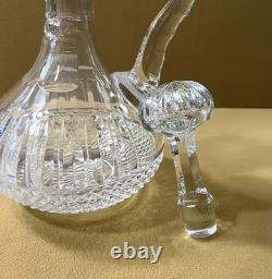 Carafe aiguière / verseuse / broc cristal signé SAINT LOUIS modèle TOMMY 24,5 cm