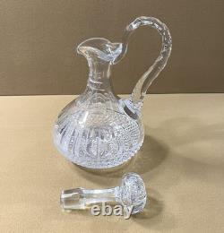 Carafe aiguière / verseuse / broc cristal signé SAINT LOUIS modèle TOMMY 24,5 cm