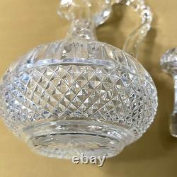 Carafe aiguière / verseuse / broc cristal signé SAINT LOUIS modèle TOMMY 24,5 cm