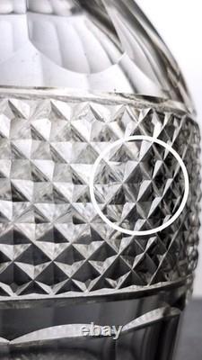 Carafe ancienne en cristal Saint-Louis Modèle Trianon (avant 1936)