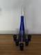 Carafe Cristal Taill&eacute; St Louis Verres Liqueur Bleu Cobalt Baccarat
