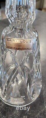 Carafe en Cristal De Saint Louis signée avec étiquette