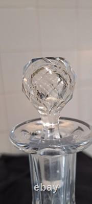 Carafe en cristal Saint Louis. Modèle Tommy. Bouchon non d'origine