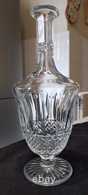 Carafe en cristal Saint Louis. Modèle Tommy. Bouchon non d'origine