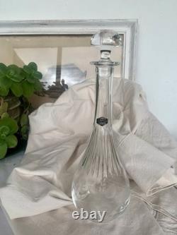 Carafe en cristal de Saint Louis Gravée Taillée
