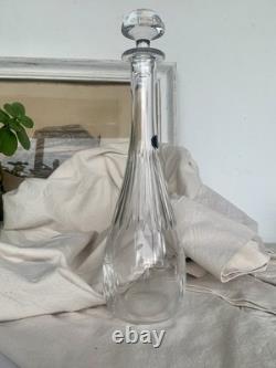 Carafe en cristal de Saint Louis Gravée Taillée