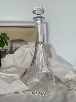 Carafe en cristal de Saint Louis Gravée Taillée