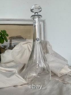 Carafe en cristal de Saint Louis Gravée Taillée