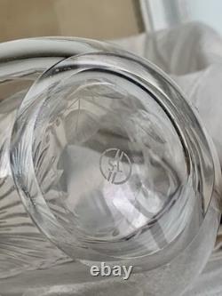 Carafe en cristal de Saint Louis Gravée Taillée