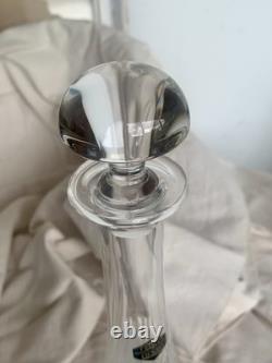 Carafe en cristal de Saint Louis Gravée Taillée
